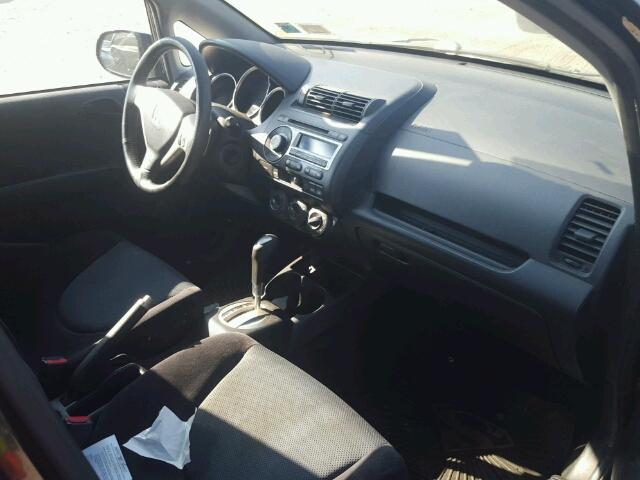 JHMGD38607S014944 - 2007 HONDA FIT S შავი ფოტო 5