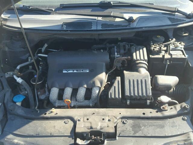 JHMGD38607S014944 - 2007 HONDA FIT S შავი ფოტო 7