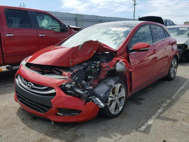 KMHD35LE6DU053874 - 2013 HYUNDAI ELANTRA GT RED photo 2