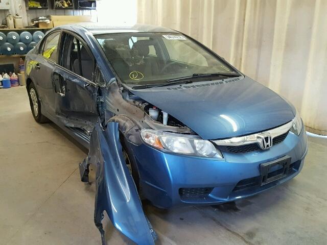 2HGFA16359H346733 - 2009 HONDA CIVIC VP BLUE photo 1