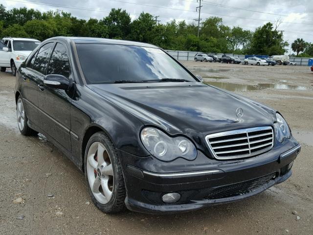 WDBRF52H56F741884 - 2006 MERCEDES-BENZ C GENERATI BLACK photo 1