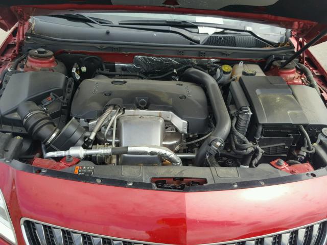 2G4GK5EX4E9229480 - 2014 BUICK REGAL RED photo 7