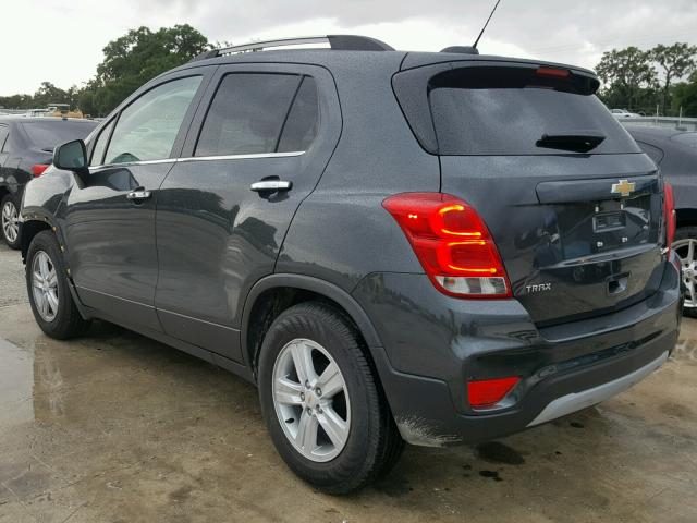 KL7CJLSB4HB153102 - 2017 CHEVROLET TRAX 1LT GRAY photo 3