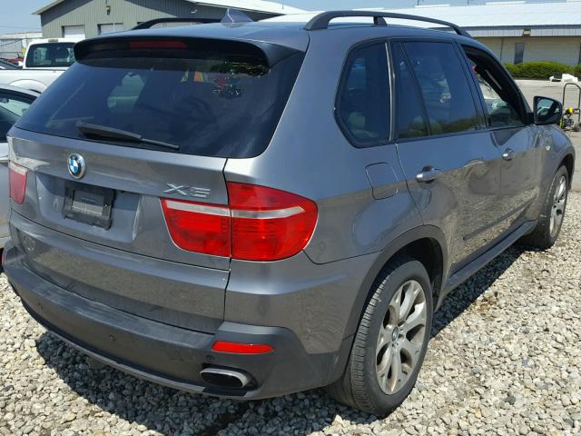 5UXFE835X7LZ39973 - 2007 BMW X5 4.8I GRAY photo 4