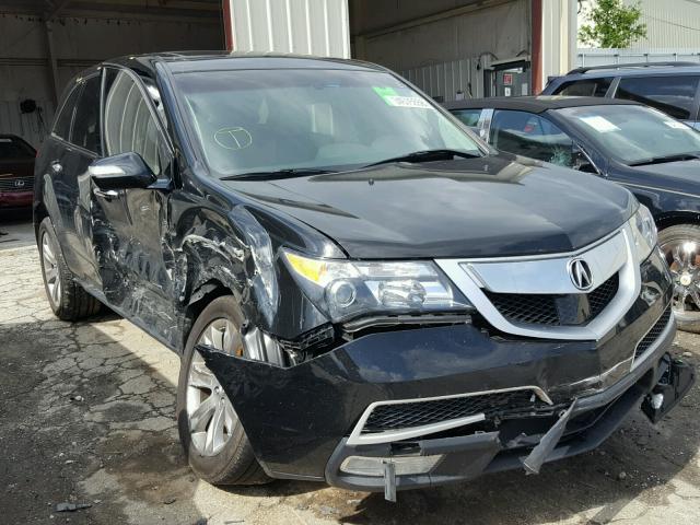 2HNYD2H59BH540684 - 2011 ACURA MDX ADVANC შავი ფოტო 1