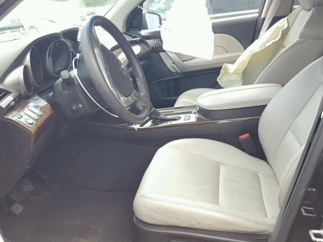 2HNYD2H59BH540684 - 2011 ACURA MDX ADVANC შავი ფოტო 5