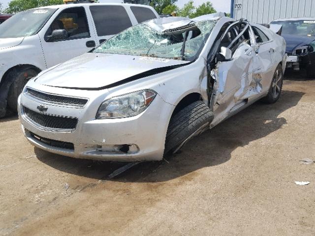 1G1ZJ57B394223656 - 2009 CHEVROLET MALIBU 2LT SILVER photo 2