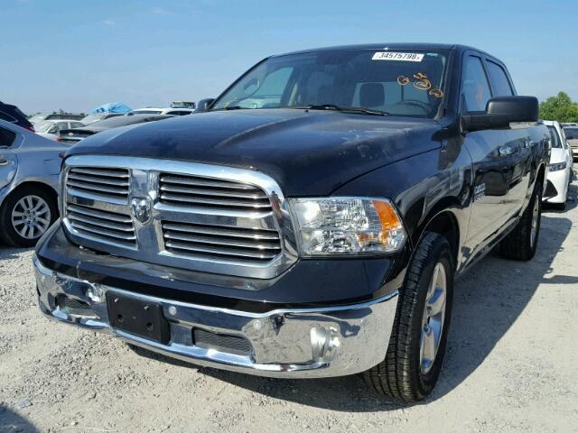 1C6RR6LG0HS786107 - 2017 RAM 1500 SLT BLACK photo 2