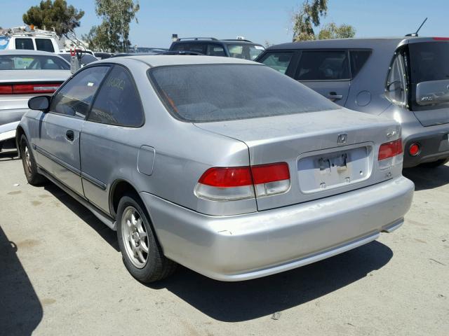 1HGEJ7220XL093736 - 1999 HONDA CIVIC HX SILVER photo 3