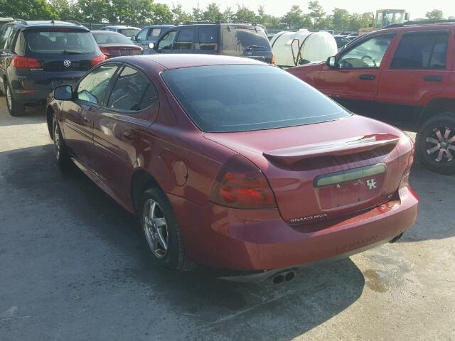 2G2WP522841300031 - 2004 PONTIAC GRAND PRIX RED photo 3