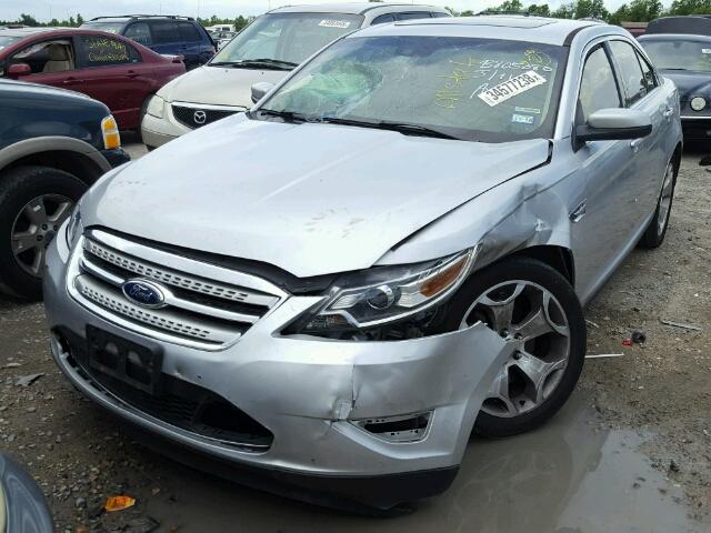 1FAHP2KT7CG121546 - 2012 FORD TAURUS SHO SILVER photo 2