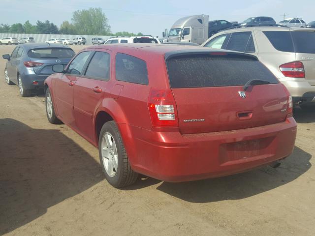 2D4FV48V65H167262 - 2005 DODGE MAGNUM SXT RED photo 3