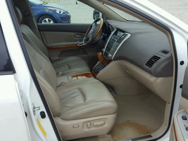 2T2GK31U49C071485 - 2009 LEXUS RX 350 WHITE photo 5