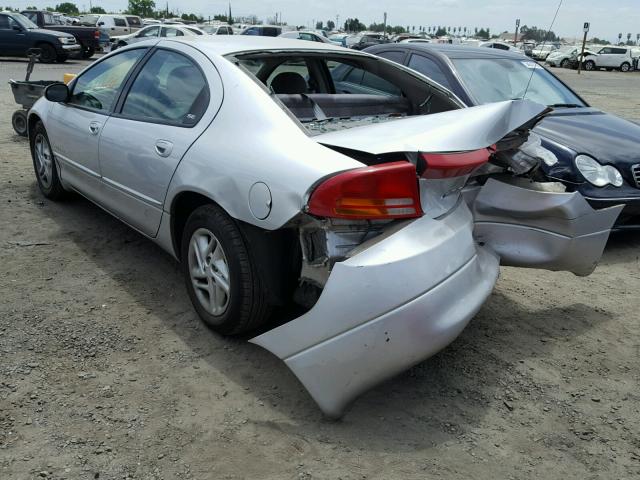 2B3HD46R41H632874 - 2001 DODGE INTREPID S SILVER photo 3