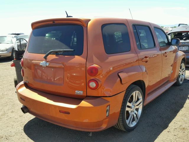 3GNCA63X28S703083 - 2008 CHEVROLET HHR SS 橙色 照片 4