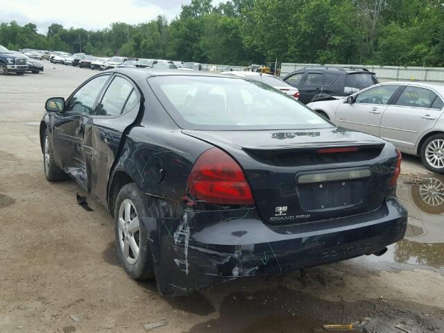 2G2WP552871175550 - 2007 PONTIAC GRAND PRIX BLACK photo 3