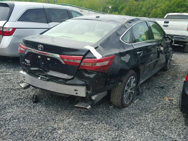 4T1BK1EB2HU255011 - 2017 TOYOTA AVALON XLE BLACK photo 4
