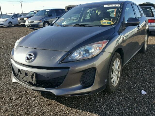 JM1BL1L89C1537519 - 2012 MAZDA 3 CHARCOAL photo 2