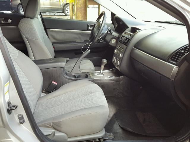 4A32B2FFXAE010921 - 2010 MITSUBISHI GALANT FE SILVER photo 5