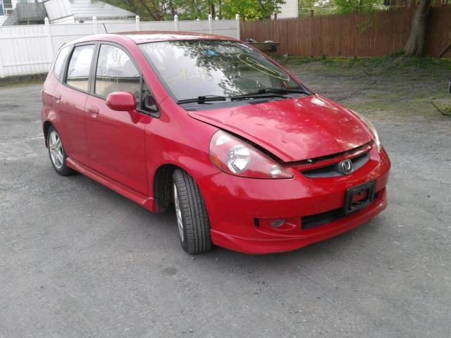 JHMGD38607S017987 - 2007 HONDA FIT S 红色 照片 1
