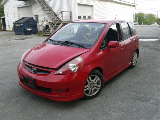 JHMGD38607S017987 - 2007 HONDA FIT S 红色 照片 2