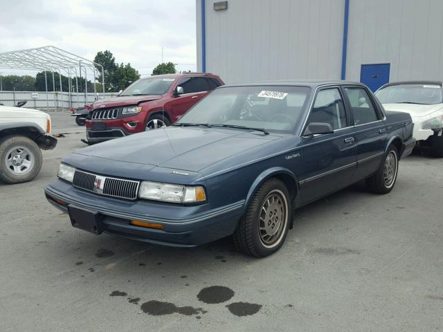 1G3AJ55M5S6366272 - 1995 OLDSMOBILE CIERA SL BLUE photo 2