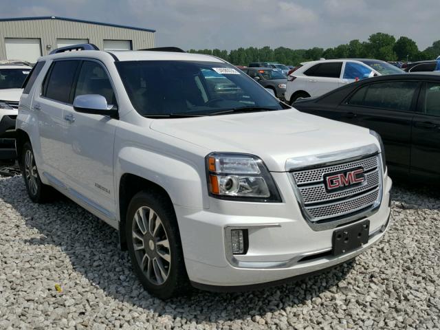 2GKFLVE31G6201039 - 2016 GMC TERRAIN DE WHITE photo 1