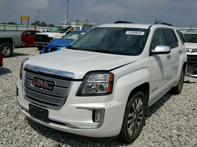 2GKFLVE31G6201039 - 2016 GMC TERRAIN DE WHITE photo 2