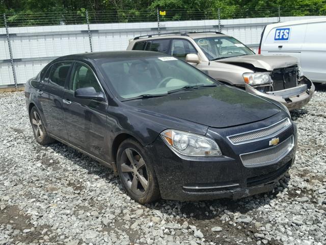 1G1ZC5E00CF162189 - 2012 CHEVROLET MALIBU 1LT BLACK photo 1
