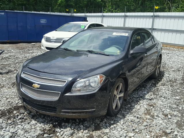 1G1ZC5E00CF162189 - 2012 CHEVROLET MALIBU 1LT BLACK photo 2