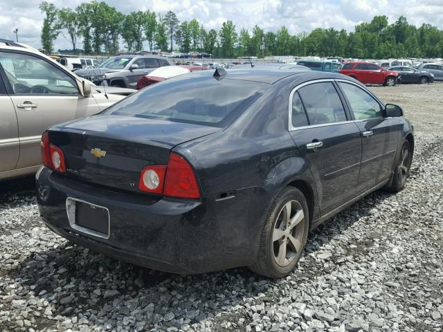 1G1ZC5E00CF162189 - 2012 CHEVROLET MALIBU 1LT BLACK photo 4