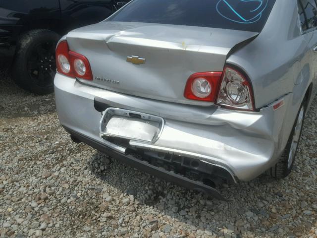1G1ZE5E77AF287405 - 2010 CHEVROLET MALIBU LTZ SILVER photo 9