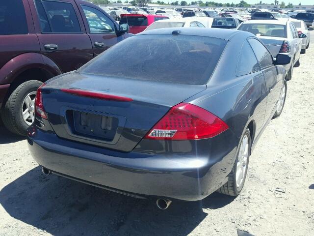 1HGCM82607A000409 - 2007 HONDA ACCORD EX GRAY photo 4