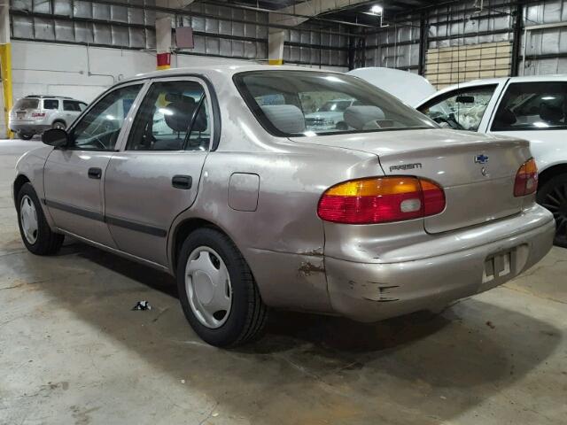 1Y1SK5289YZ438621 - 2000 CHEVROLET GEO PRIZM 灰色 照片 3