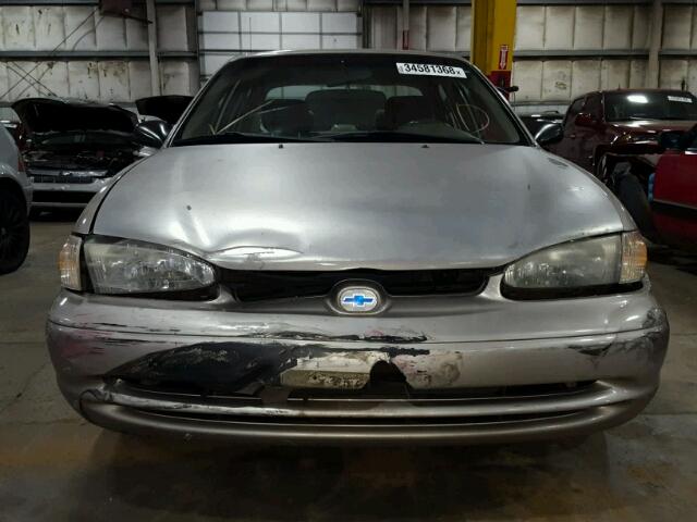 1Y1SK5289YZ438621 - 2000 CHEVROLET GEO PRIZM 灰色 照片 9