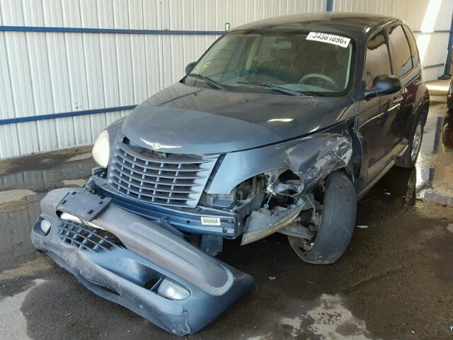 3C4FY58B42T269873 - 2002 CHRYSLER PT CRUISER BLUE photo 2