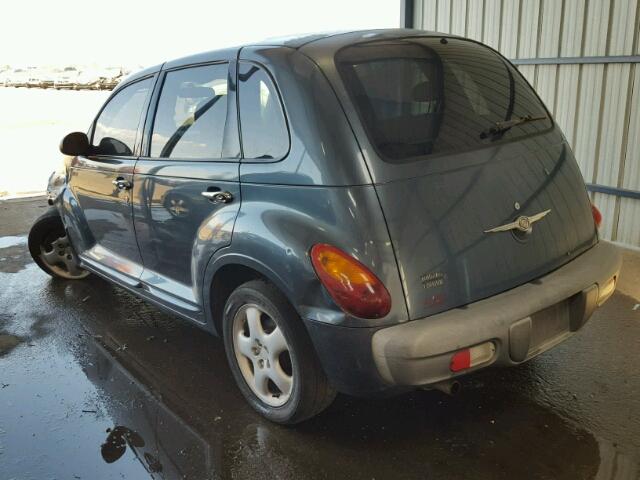 3C4FY58B42T269873 - 2002 CHRYSLER PT CRUISER BLUE photo 3