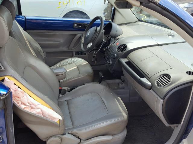 3VWRG31Y87M401907 - 2007 VOLKSWAGEN NEW BEETLE ლურჯი ფოტო 5