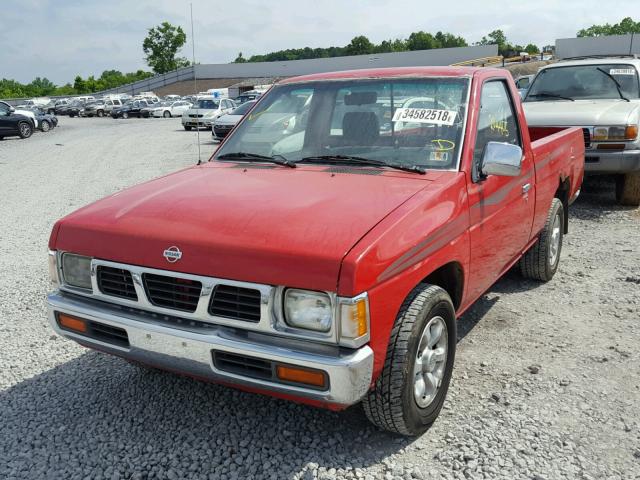 1N6SD11S9VC380669 - 1997 NISSAN TRUCK BASE RED photo 2
