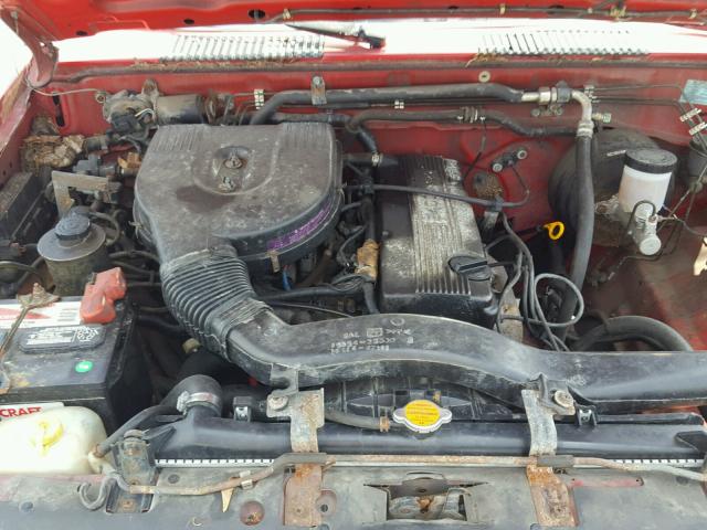 1N6SD11S9VC380669 - 1997 NISSAN TRUCK BASE RED photo 7