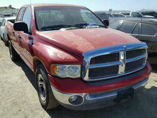 3D7HA18N12G117614 - 2002 DODGE RAM 1500 RED photo 1