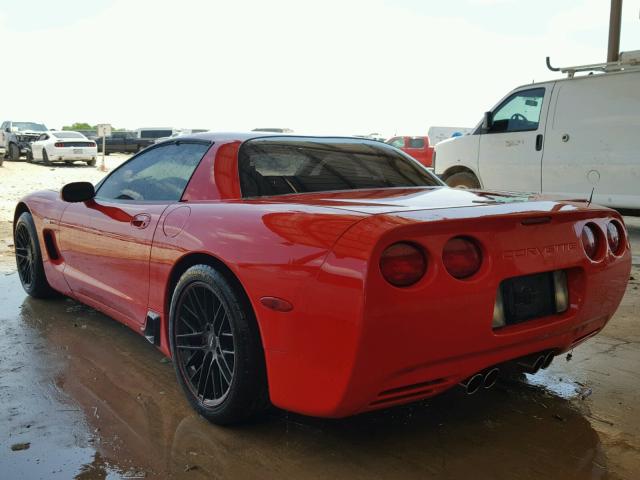 1G1YY12S835107829 - 2003 CHEVROLET CORVETTE Z RED photo 3