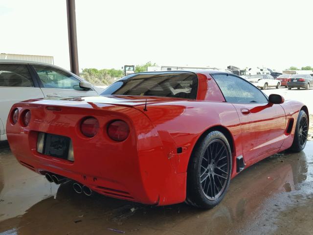 1G1YY12S835107829 - 2003 CHEVROLET CORVETTE Z RED photo 4