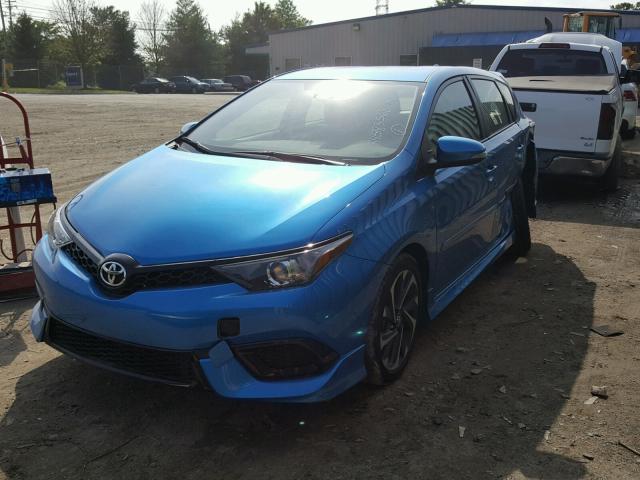 JTNKARJE0HJ531849 - 2017 TOYOTA COROLLA IM BLUE photo 2