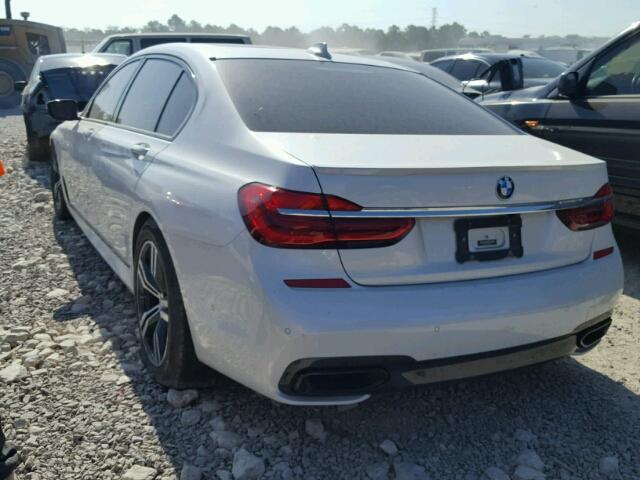 WBA7F2C5XHG421322 - 2017 BMW 750 XI WHITE photo 3