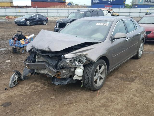 1G1ZC5E08CF160772 - 2012 CHEVROLET MALIBU 1LT BEIGE photo 2