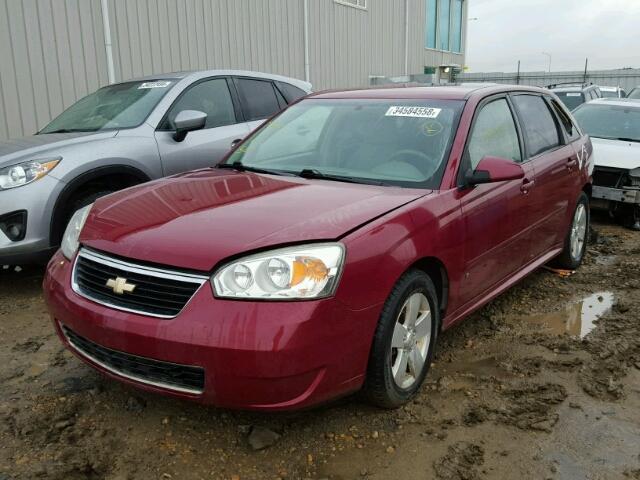 1G1ZT68N87F169653 - 2007 CHEVROLET MALIBU MAX წითელი ფოტო 2