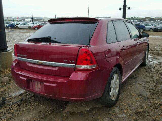 1G1ZT68N87F169653 - 2007 CHEVROLET MALIBU MAX წითელი ფოტო 4