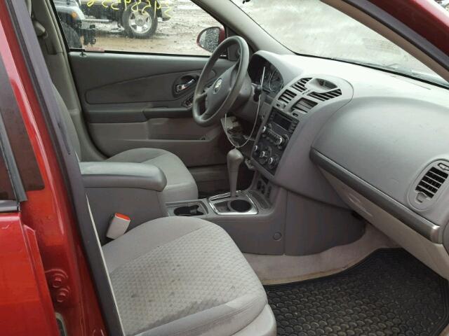 1G1ZT68N87F169653 - 2007 CHEVROLET MALIBU MAX წითელი ფოტო 5