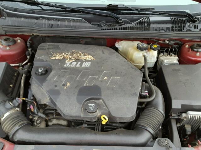 1G1ZT68N87F169653 - 2007 CHEVROLET MALIBU MAX წითელი ფოტო 7